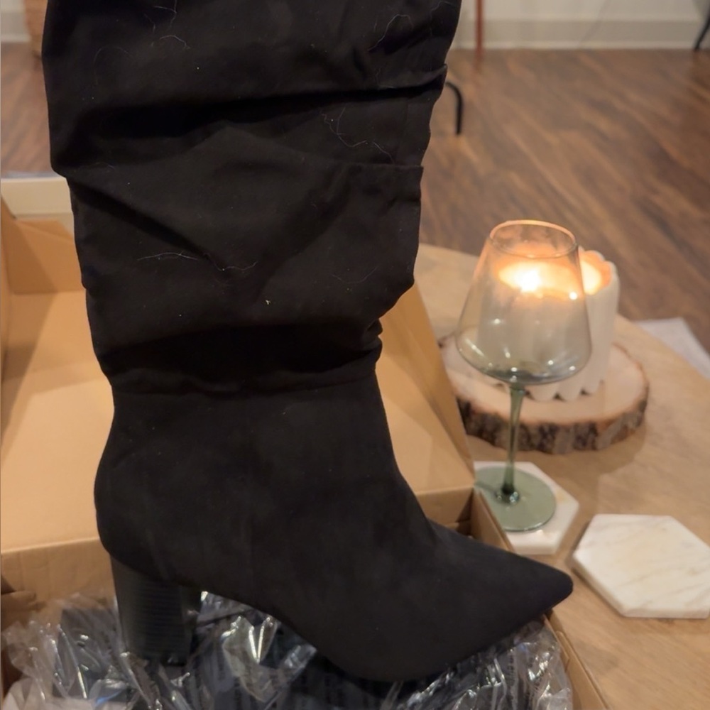 Black Heeled Boots
